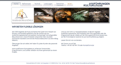 Desktop Screenshot of kulturaufnahme.de